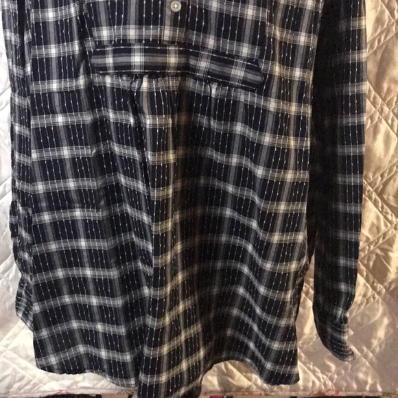 Loft Blue And White blouse size XL - Picture 6 of 7